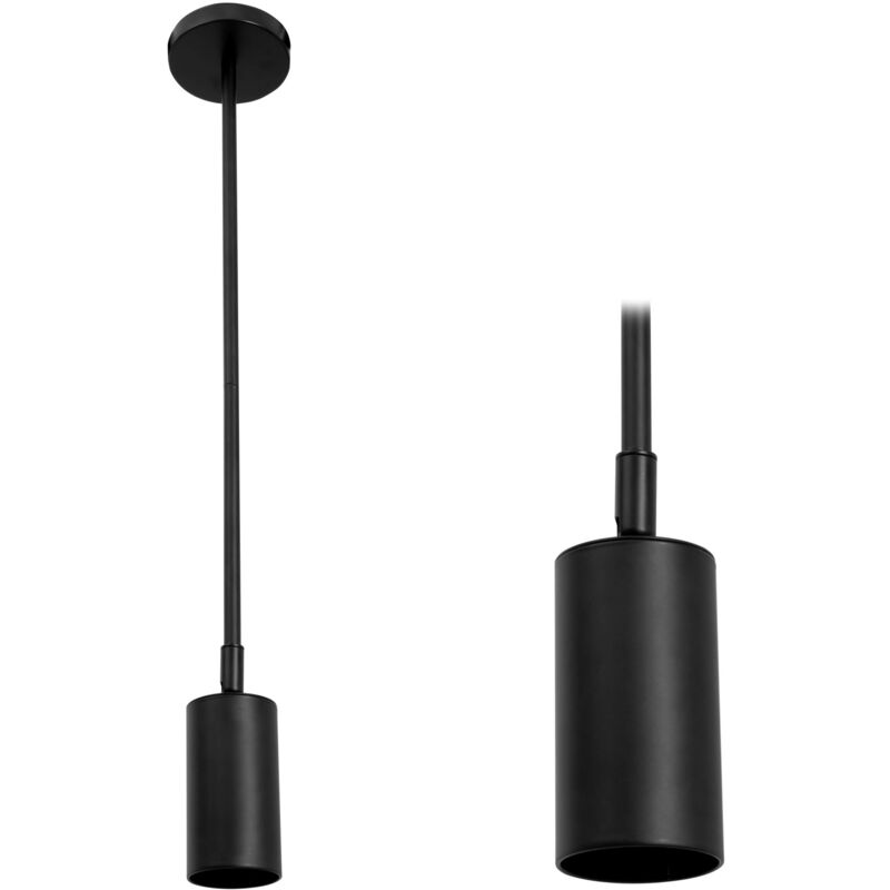 foto del prodotto lampada da soffitto pensile black app609 1c