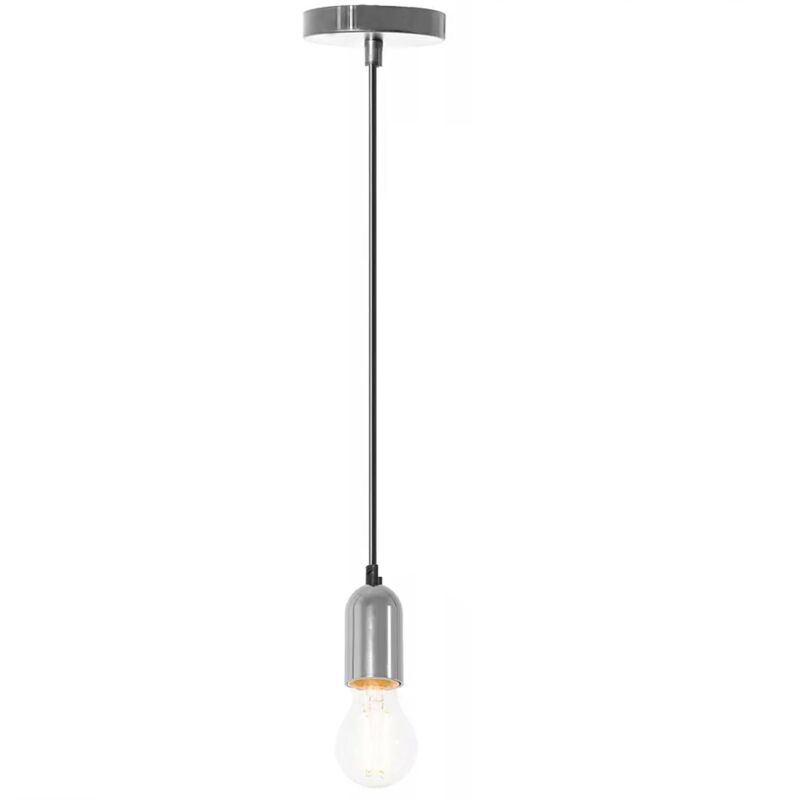 foto del prodotto lampada da soffitto pensile montatura chrome app354 1cp