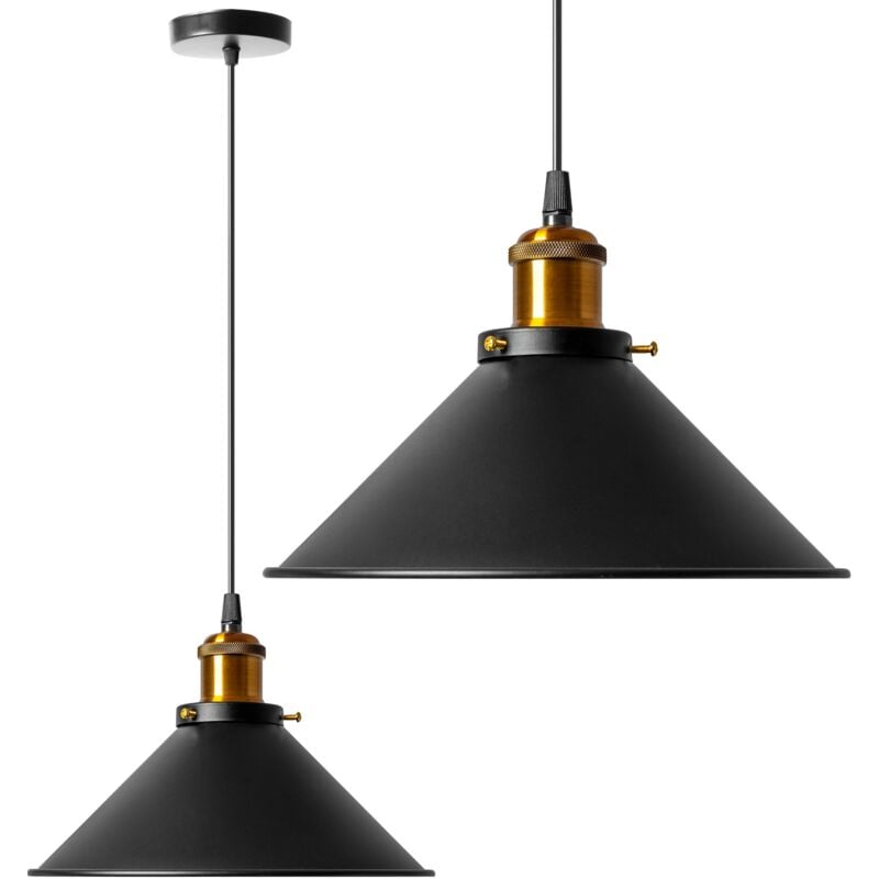 foto del prodotto lampada da soffitto pensile porto black