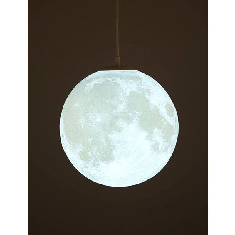 foto del prodotto lampada da soffitto per camera da letto moon lampadario lunare per interni 18cm
