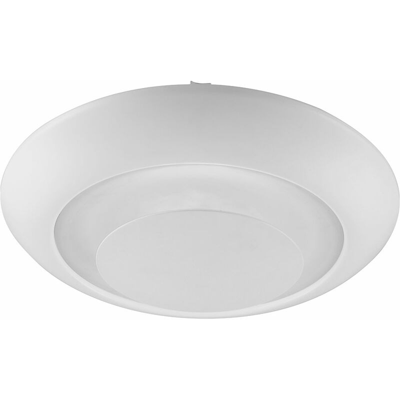 foto del prodotto lampada da soffitto plafoniera soggiorno rgb led cambio colore telecomando, metallo plastica, 1x rgb led, dxh 50x11 cm