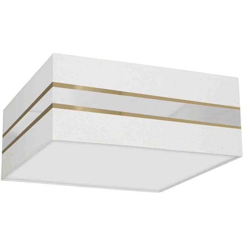 foto del prodotto lampada da soffitto quadrata ultimo bianco 3xe27