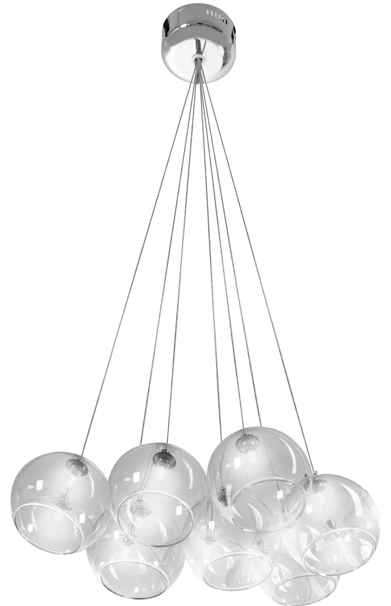 foto del prodotto lampada da soffitto sfere in vetro app560 7cp