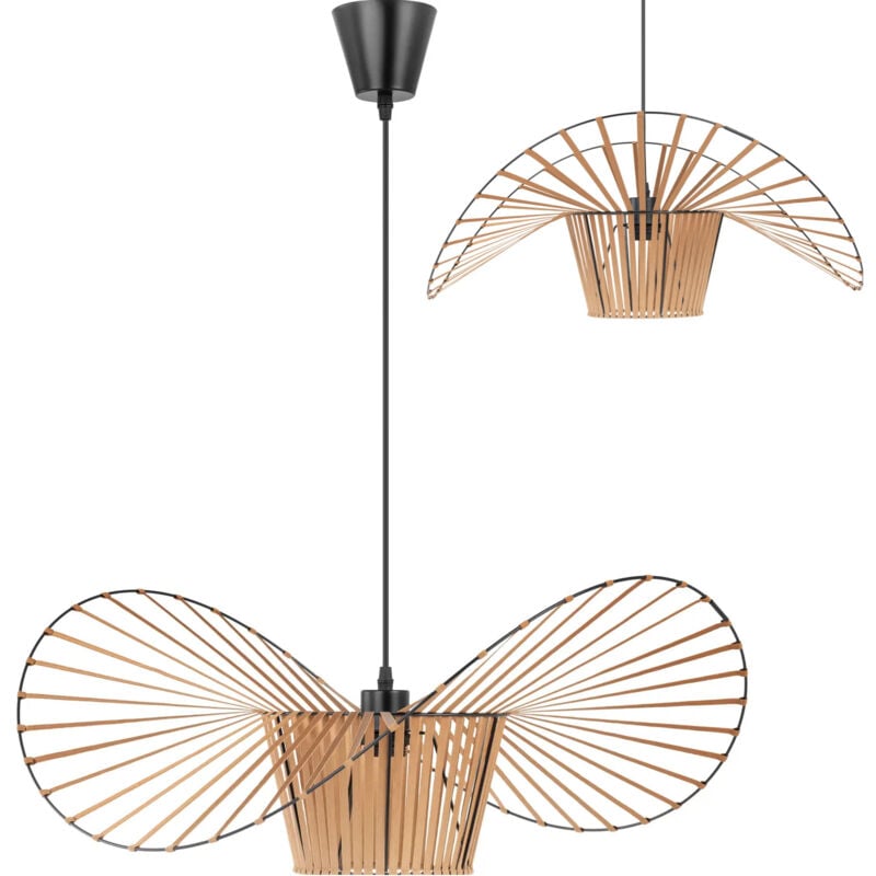 foto del prodotto lampada da soffitto sospesa boho e27 a 1 punto cappello