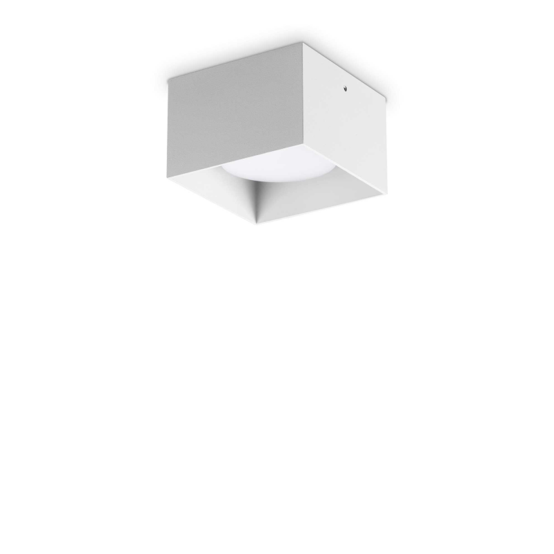 foto del prodotto lampada da soffitto spike pl1 square bianco ideal lux