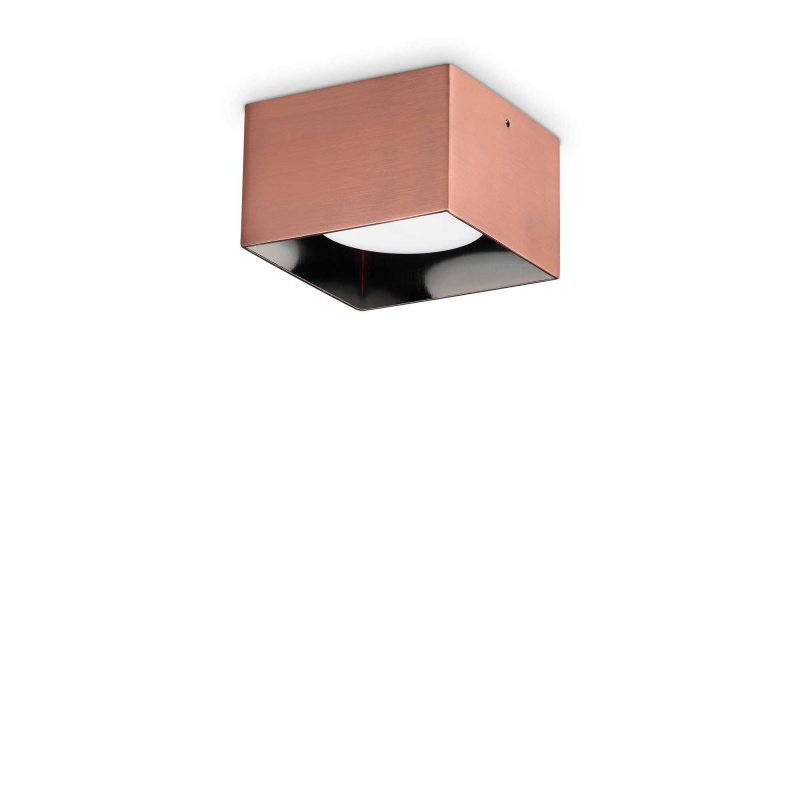foto del prodotto lampada da soffitto spike pl1 square rame ideal-lux