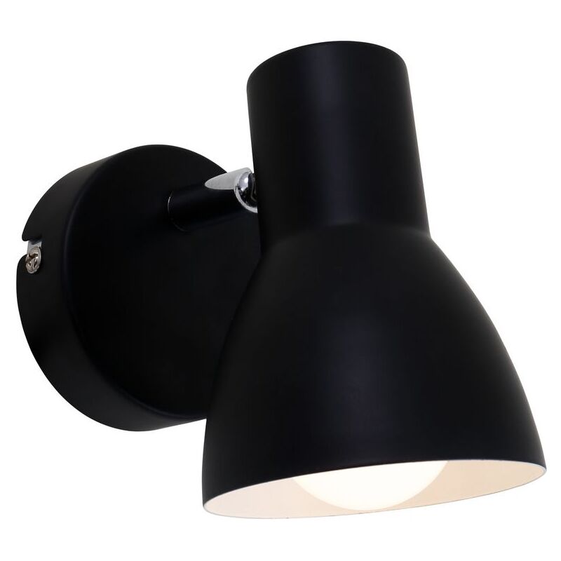 foto del prodotto lampada da soffitto spot lampada retr orientabile e14 25 w nero metallo briloner
