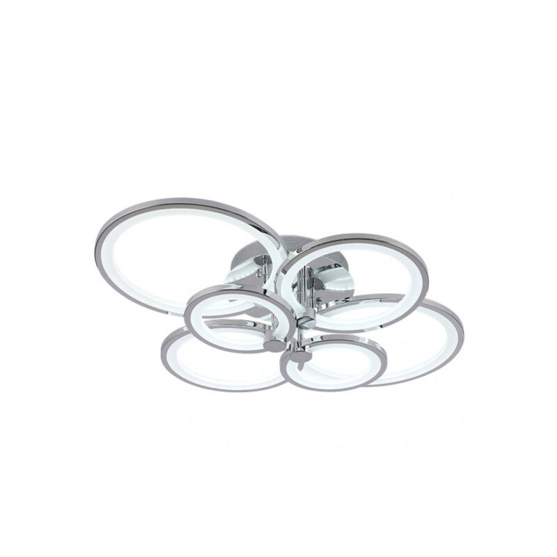 foto del prodotto lampada da soffitto sydney 134w 3000-4000-6500k cromo 17x74x57 cm 18090lm dimmerabile, memoria e cremoto brand fabrilamp