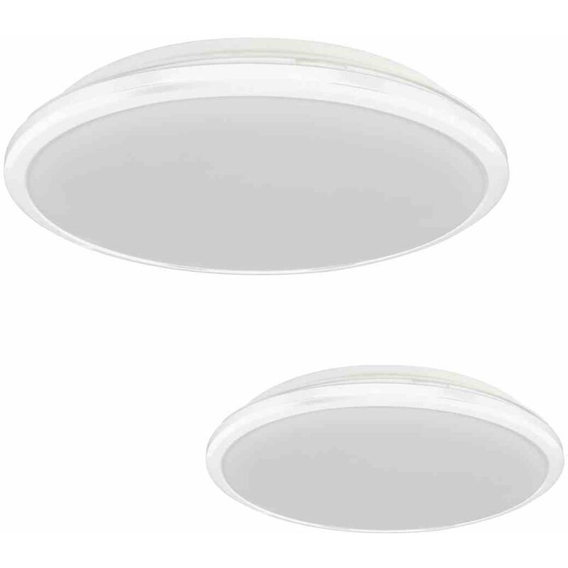 foto del prodotto lampada da soffitto terma white 24w led ip44 360 mm