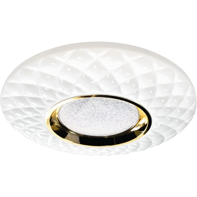 foto del prodotto lampada da soffitto tokyo gold 24w 400 mm telecomando