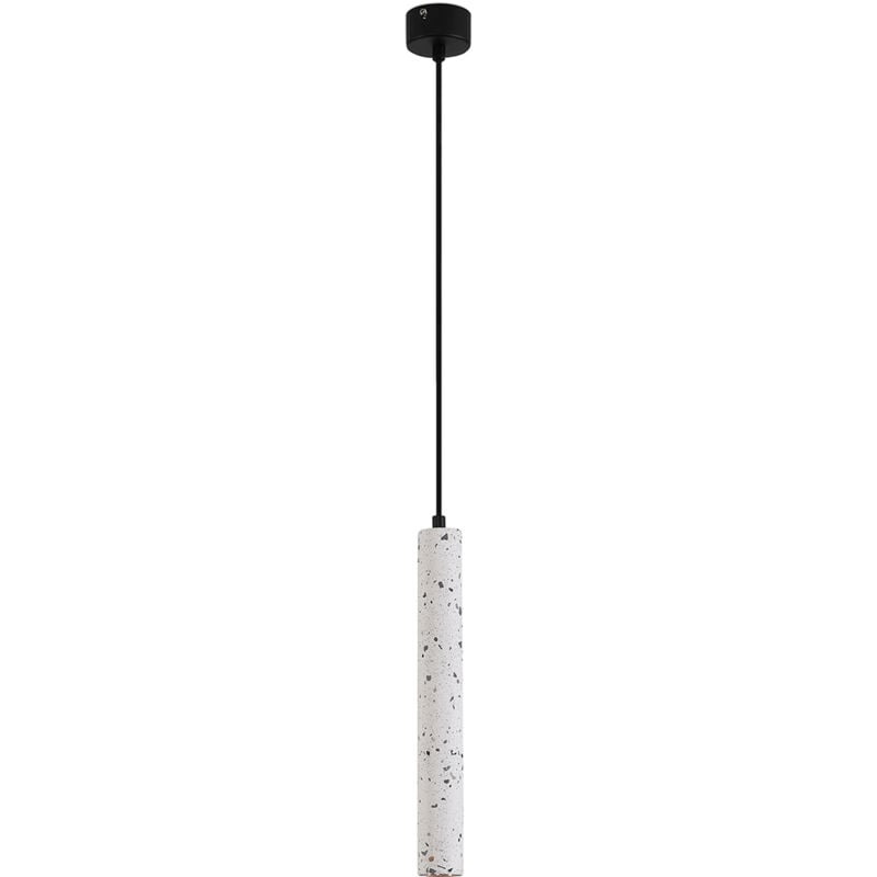 foto del prodotto lampada da soffitto tubo di cemento lampada a sospensione led 30cm aroc bianco