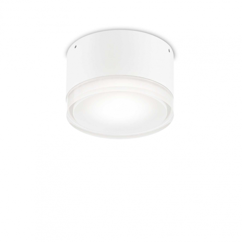 foto del prodotto lampada da soffitto urano pl1 small bianco ideal-lux