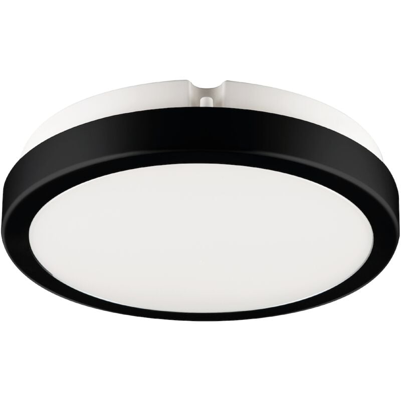 foto del prodotto lampada da soffitto vera 12w 4000k nero ip65