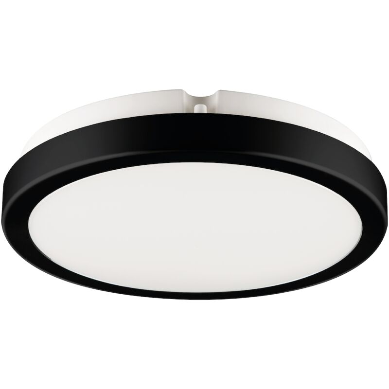 foto del prodotto lampada da soffitto vera 18w 4000k nero ip65