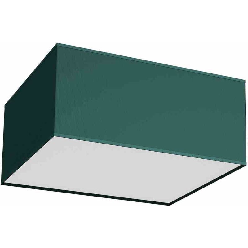 foto del prodotto lampada da soffitto verde green quadrata 2xe27