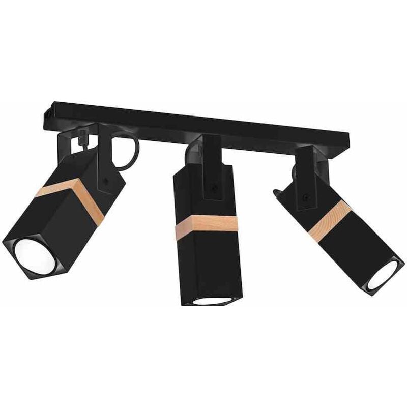foto del prodotto lampada da soffitto vidar black 3xgu10