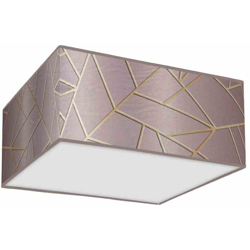 foto del prodotto lampada da soffitto ziggy pink oro rosa 2xe27