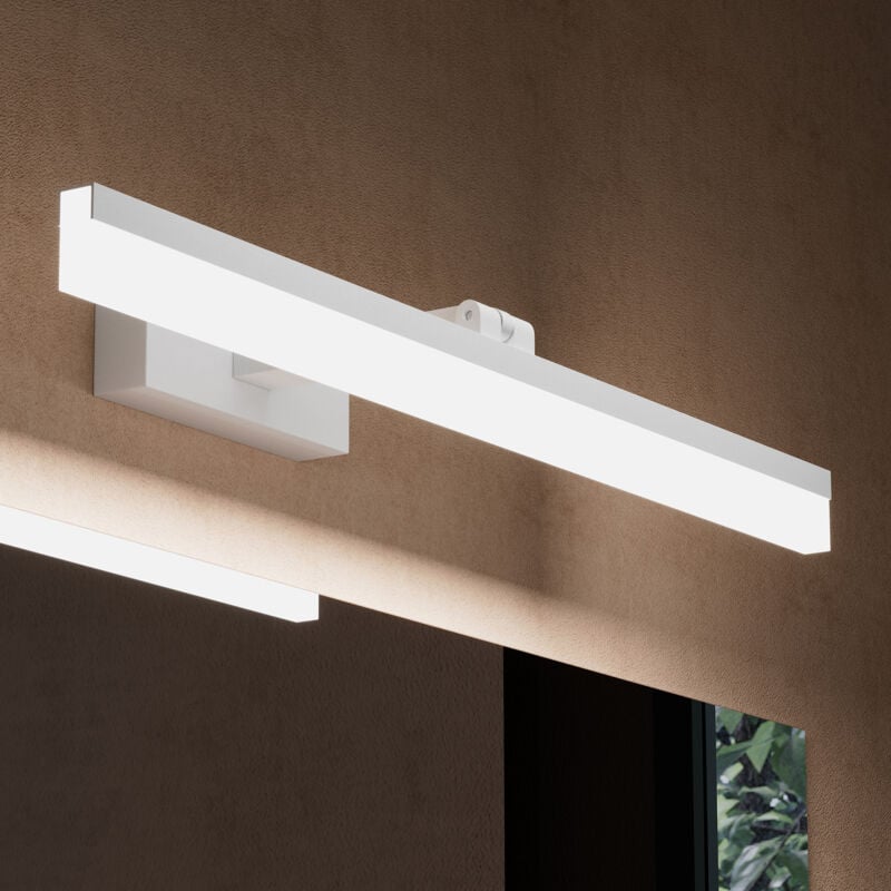 foto del prodotto lampada da specchio a led per bagno, applique specchio, applique murali, illuminazione da parete, luce bianca per trucco, bianca sabbia, 60cm, 14w,
