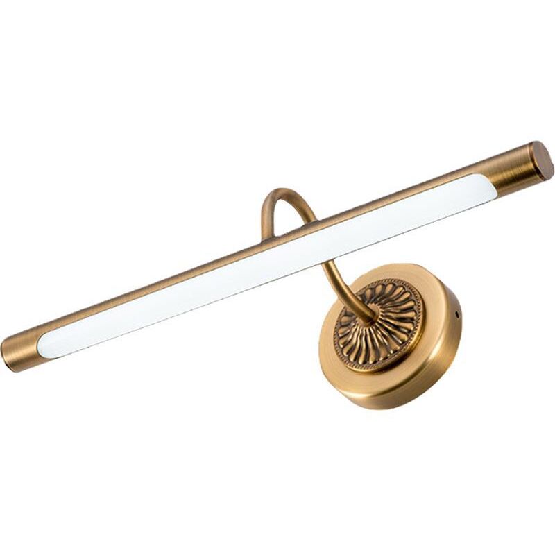foto del prodotto lampada da specchio per bagno a led, retr , in ottone, per trucco, vintage, da parete, impermeabile, da tavolo, per specchio cosmetico, in ottone,
