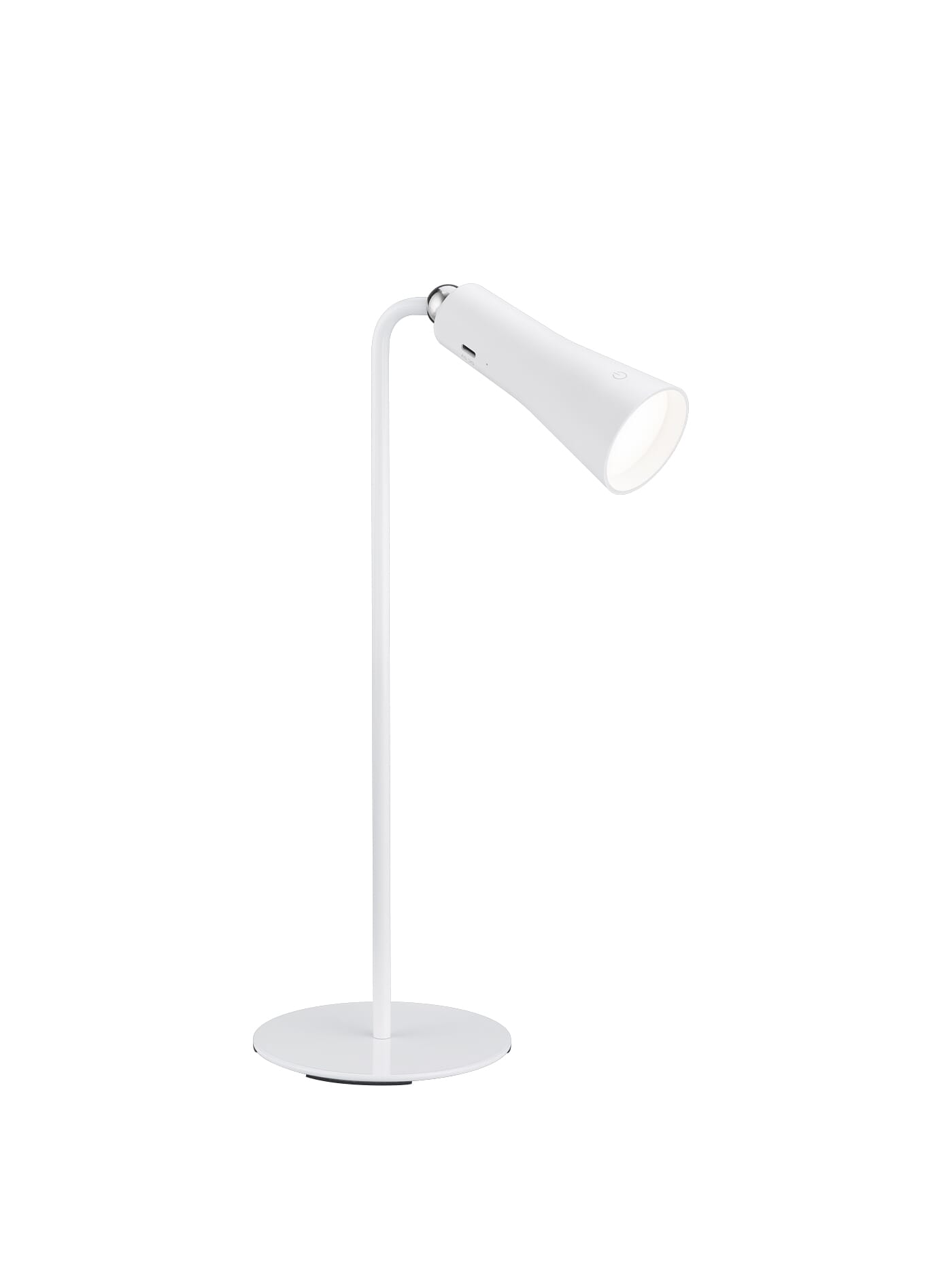 foto del prodotto lampada da studio componibile e ricaricabile led wisbech bianco