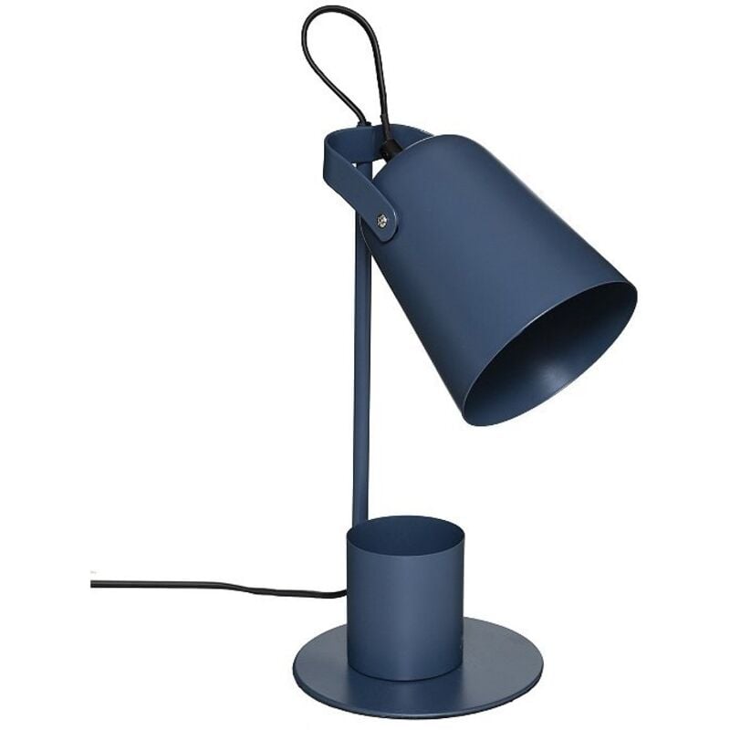 foto del prodotto lampada da studio elio e14 d.20xh34cm blu in metal