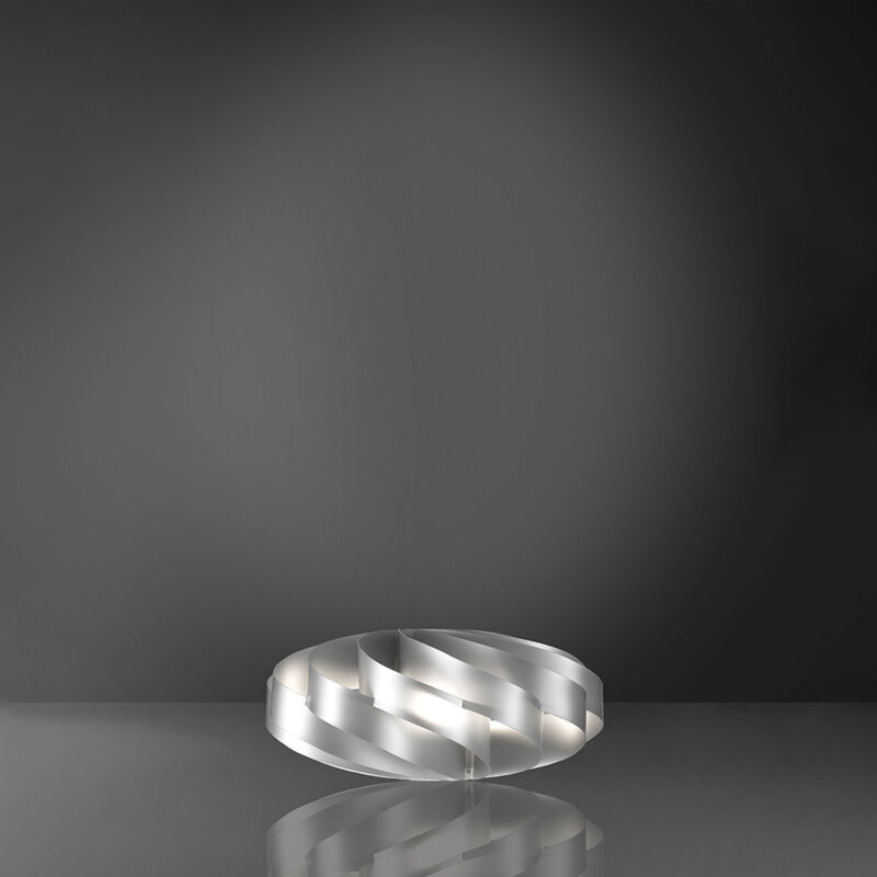 foto del prodotto lampada da tavolo 1 luce flat in polilux silver d30 made in italy