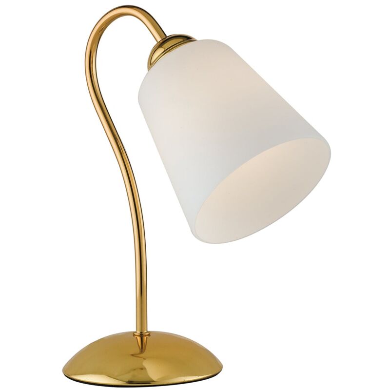 foto del prodotto lampada da tavolo 1162 in metallo oro con diffusore in vetro 