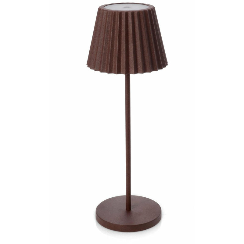 foto del prodotto lampada da tavolo 12,5x36 cm in metallo artika marrone