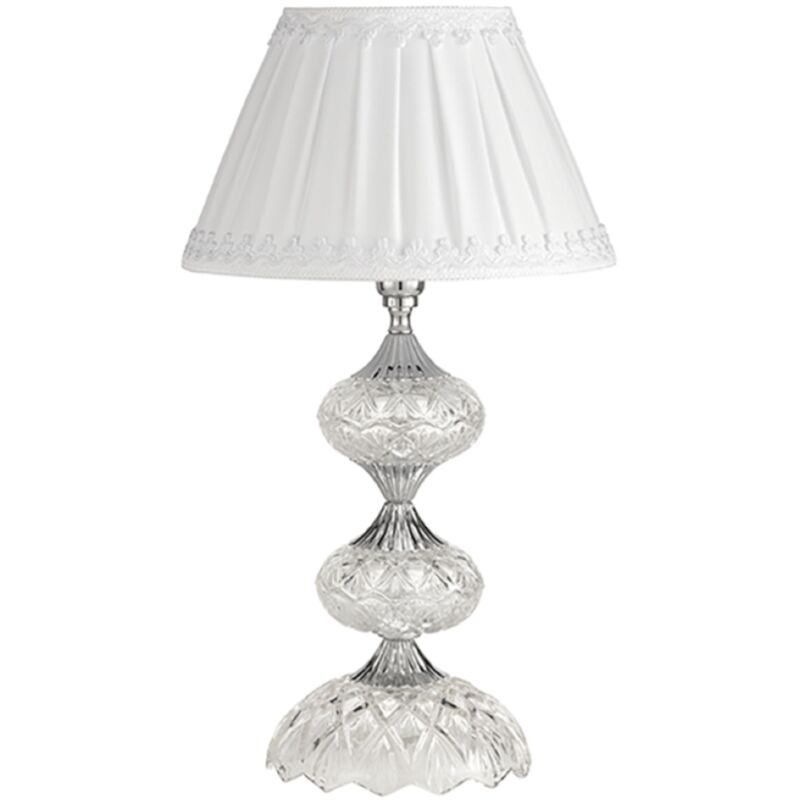 foto del prodotto lampada da tavolo 25x46 cm dallas cromo