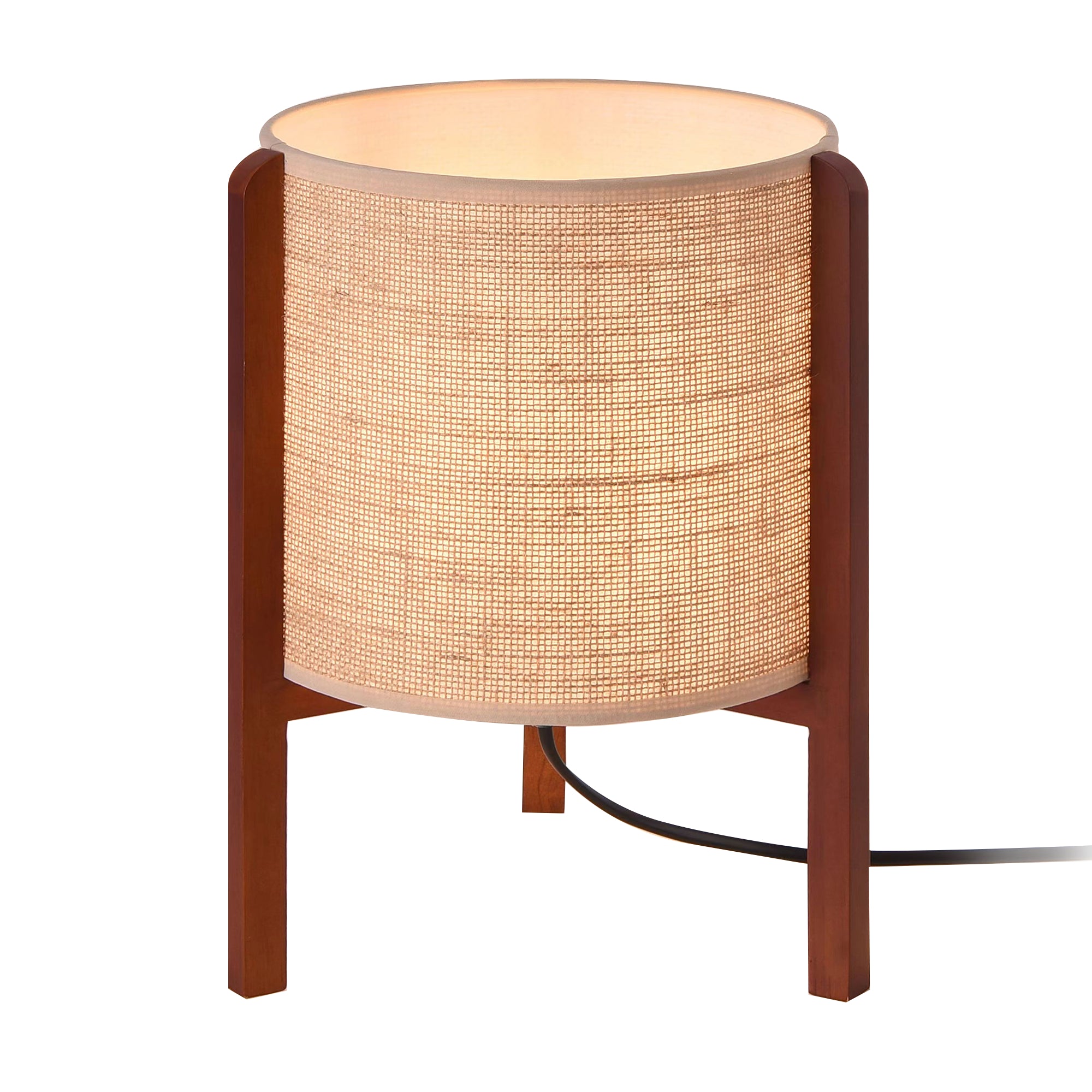 foto del prodotto lampada da tavolo 30 x 22 cm marrone beige 03 0007405