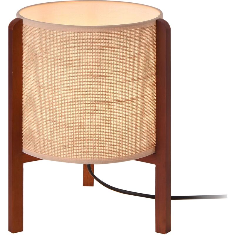 foto del prodotto lampada da tavolo 30 x 22 cm marrone beige 030007405