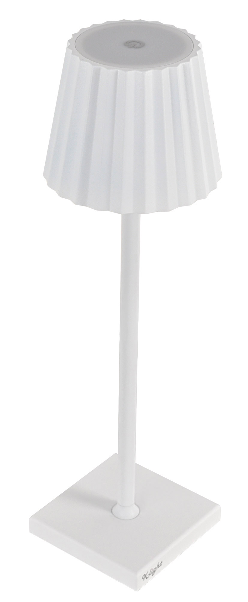 foto del prodotto lampada da tavolo 38x10x10 cm in alluminio luce bianca calda k ligth nero