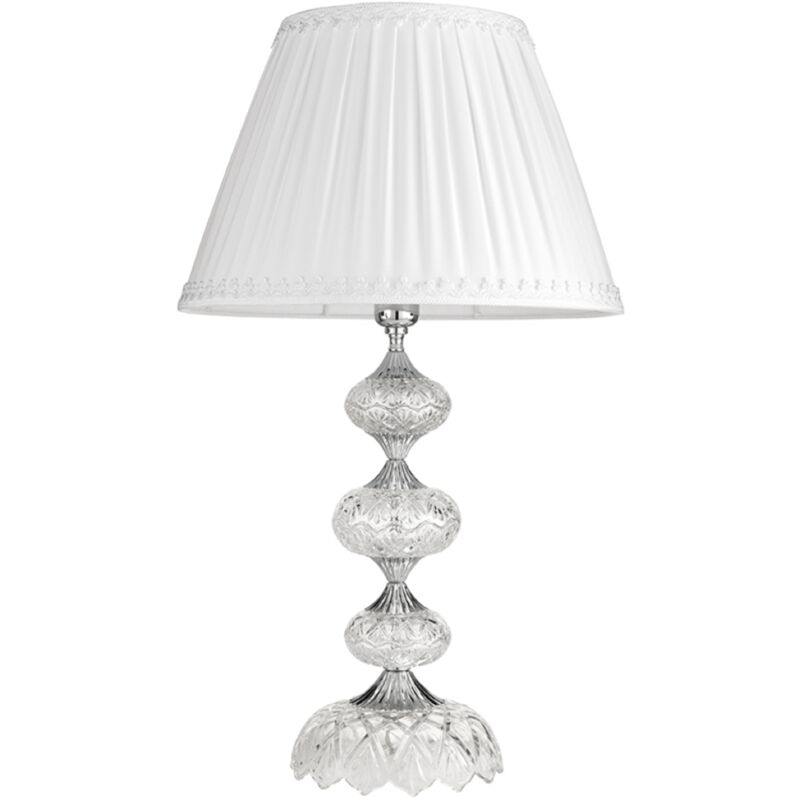 foto del prodotto lampada da tavolo 40x72 cm dallas cromo