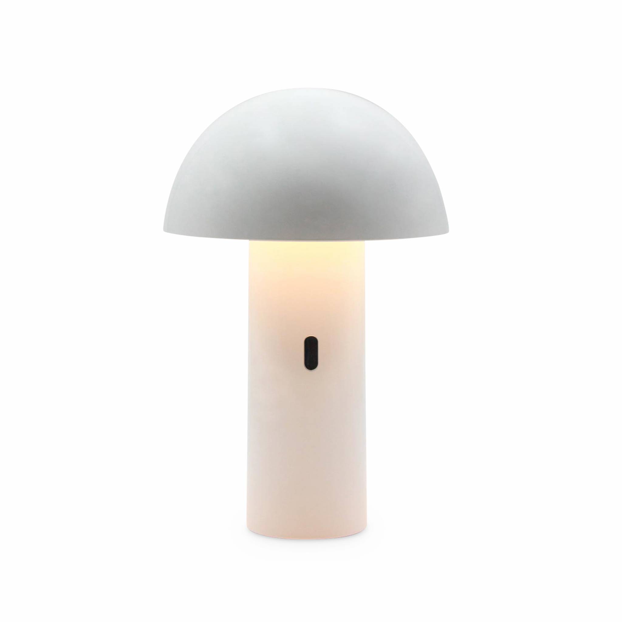 foto del prodotto lampada da tavolo a batteria nomadic con testa orientabile, 28cm,