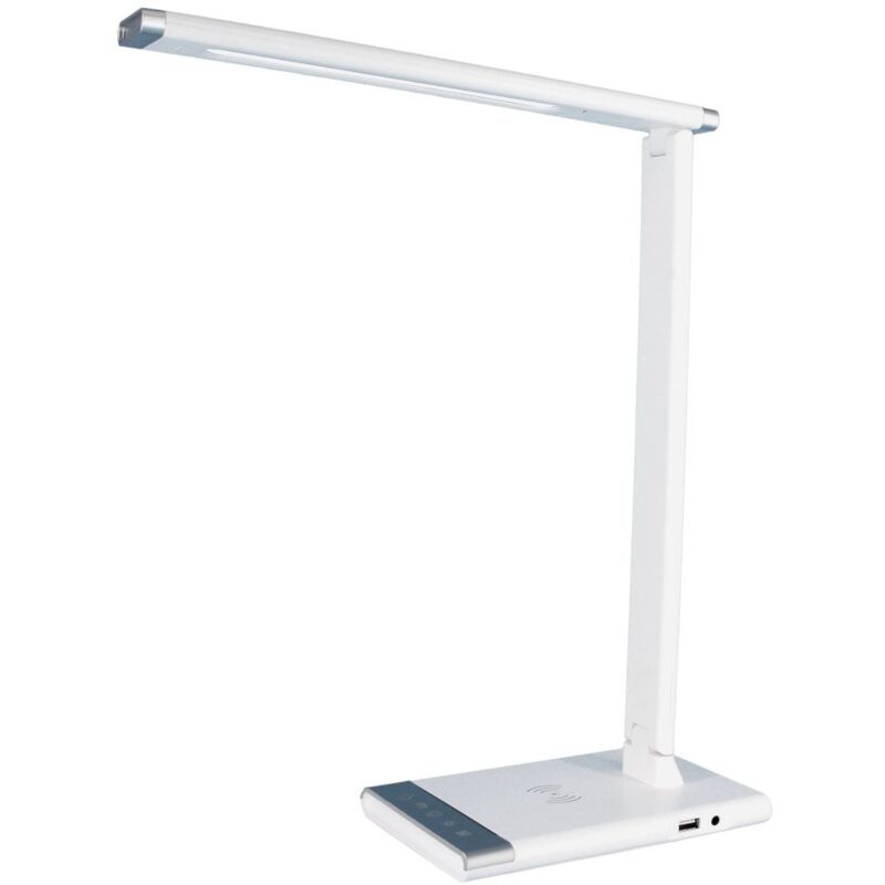 foto del prodotto lampada da tavolo a led 12w regolabile e orientabile con lampada a carico wireless lampada da tavolo jandei