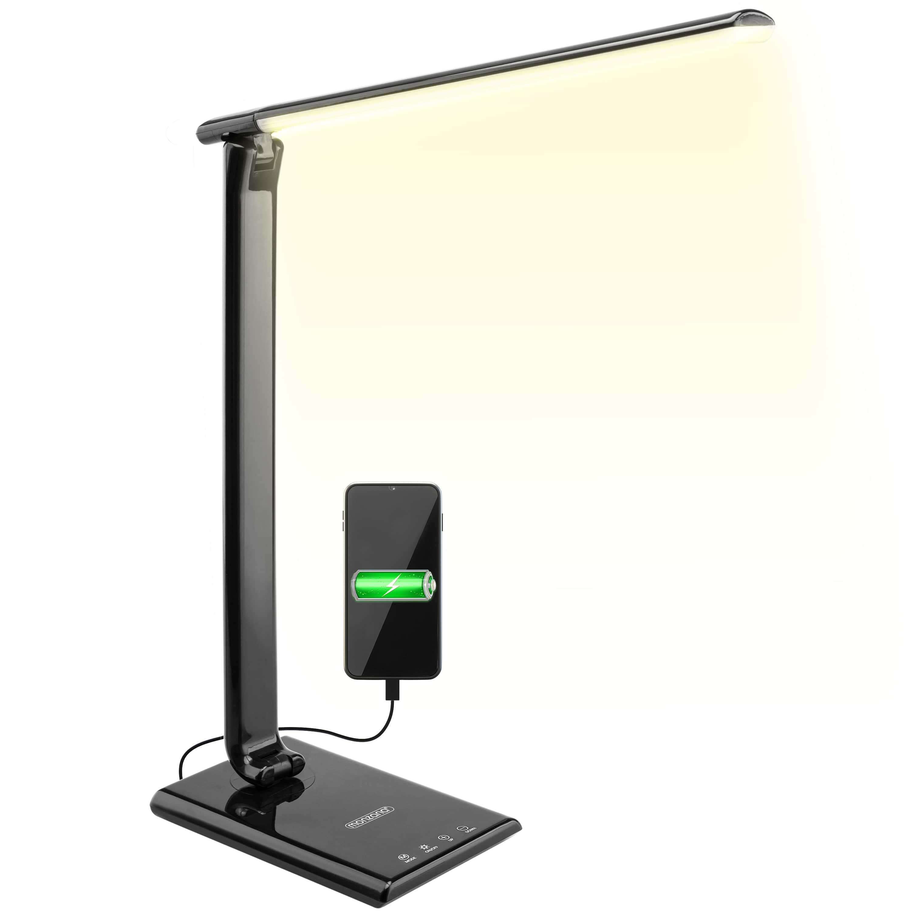 foto del prodotto lampada da tavolo a led cataleya nera