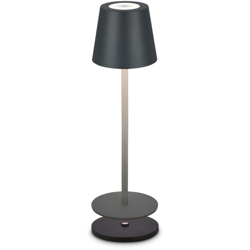 foto del prodotto lampada da tavolo a led con batteria ip44 lampada da tavolo senza fili per esterni interni dimmerabile touch