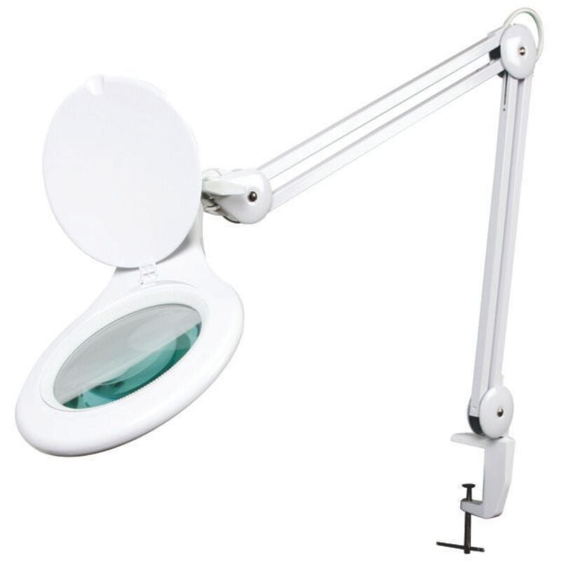 foto del prodotto lampada da tavolo a led con lente di ingrandimento 5 diottrie 4 w 48 led bianco
