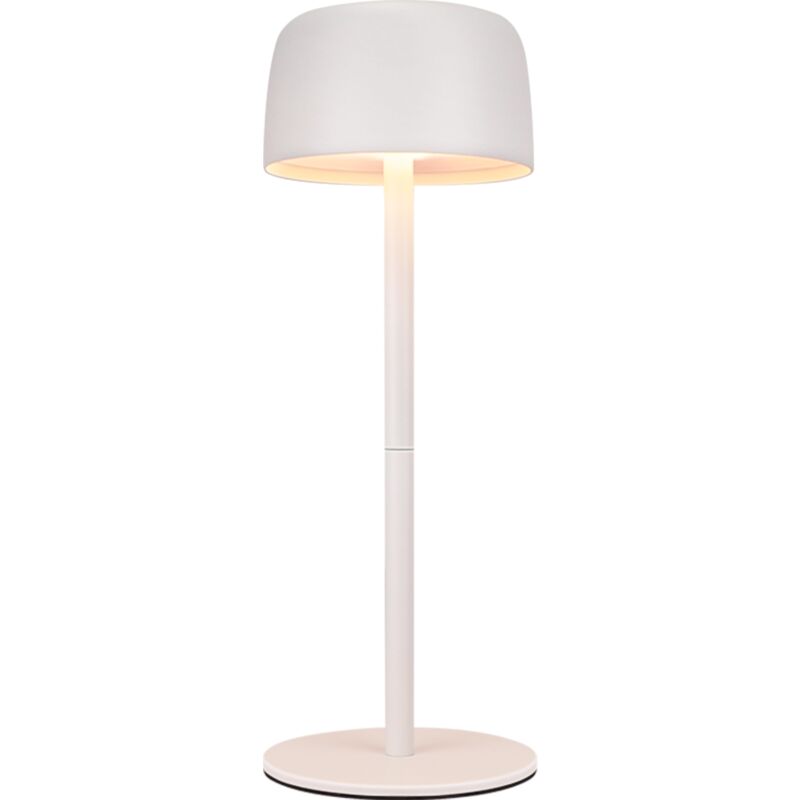foto del prodotto lampada da tavolo a led dimmerabile senza fili lampada da scrivania regolabile in altezza 3000k 4500k 6000k , ricarica rapida usb c, ip44