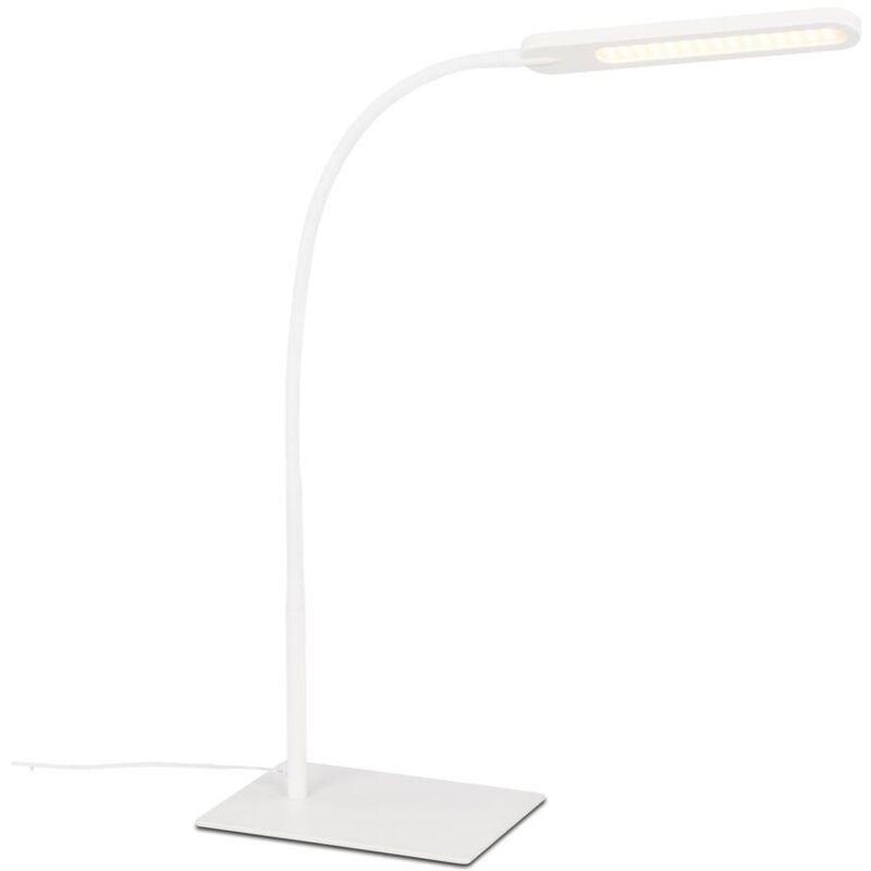 foto del prodotto lampada da tavolo a led, lampada da tavolo touch dimmerabile cct 8 w, plastica bianca briloner