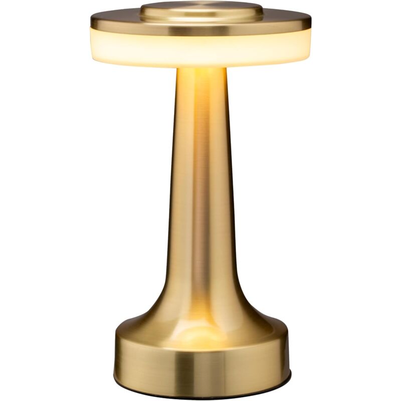 foto del prodotto lampada da tavolo a led portatile con sensore touch, 3 livelli di luminosit , batteria ricaricabile fino a 48 ore di utilizzo, luce notturna per la