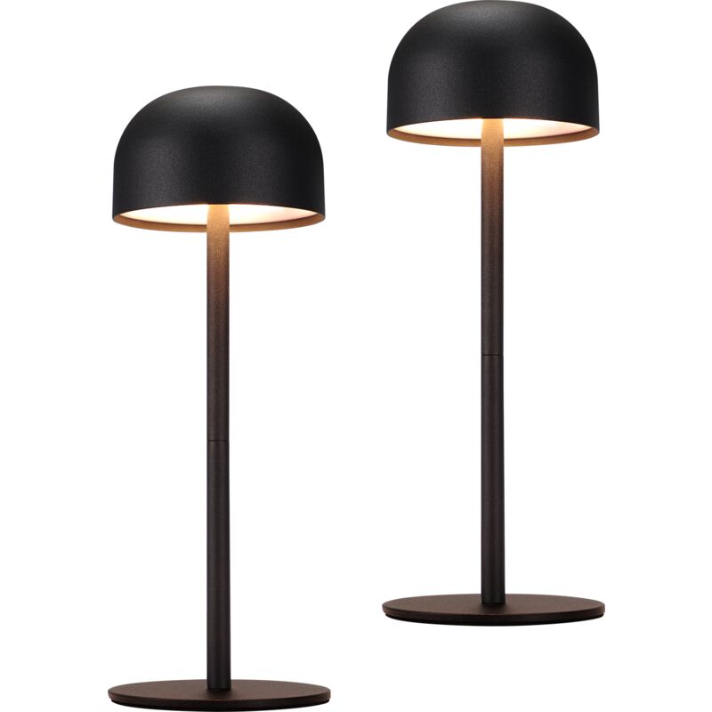 foto del prodotto lampada da tavolo a led senza fili dimmerabile con batteria2er lampada da scrivania touch regolabile in altezza 3000k 4500k 6000k , ricaricabile