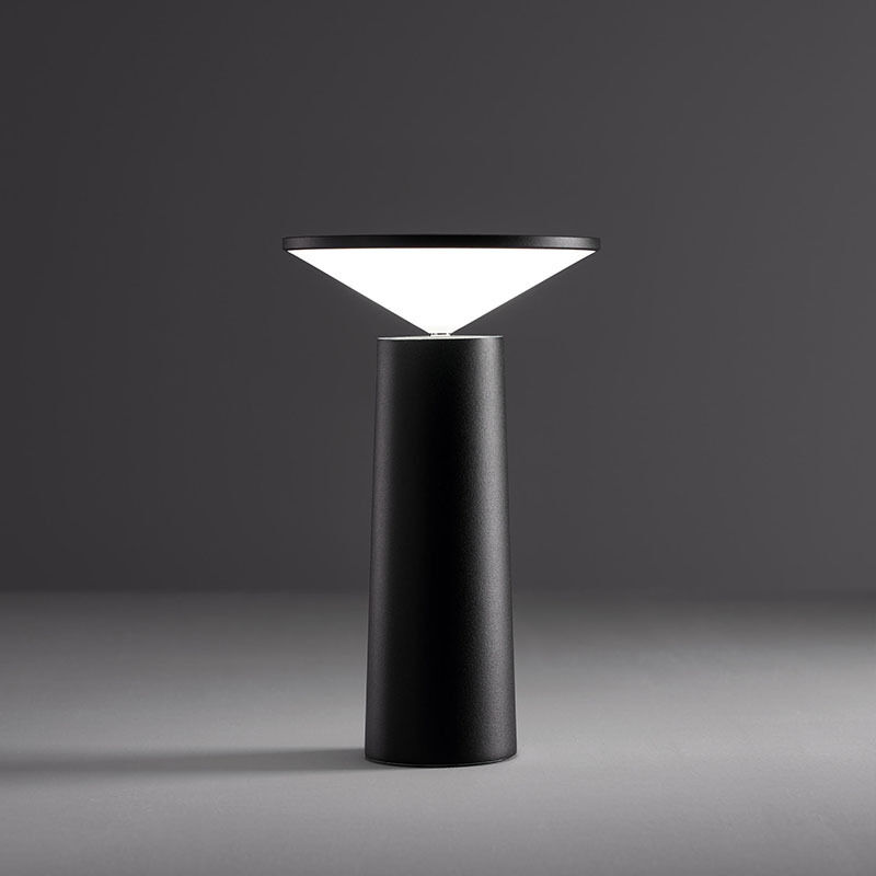 foto del prodotto lampada da tavolo a led senza fili, lampada da scrivania ricaricabile tramite usb, luce notturna dimmerabile senza fili, 3 colori, per