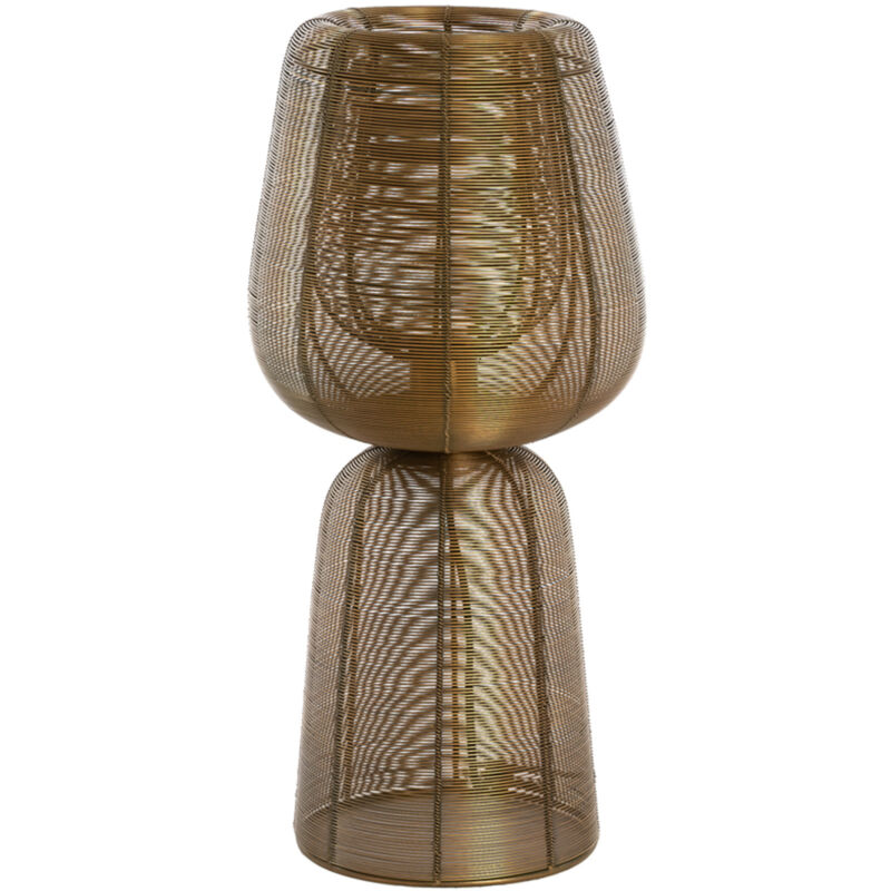 foto del prodotto lampada da tavolo aboso bronzo metallo light living