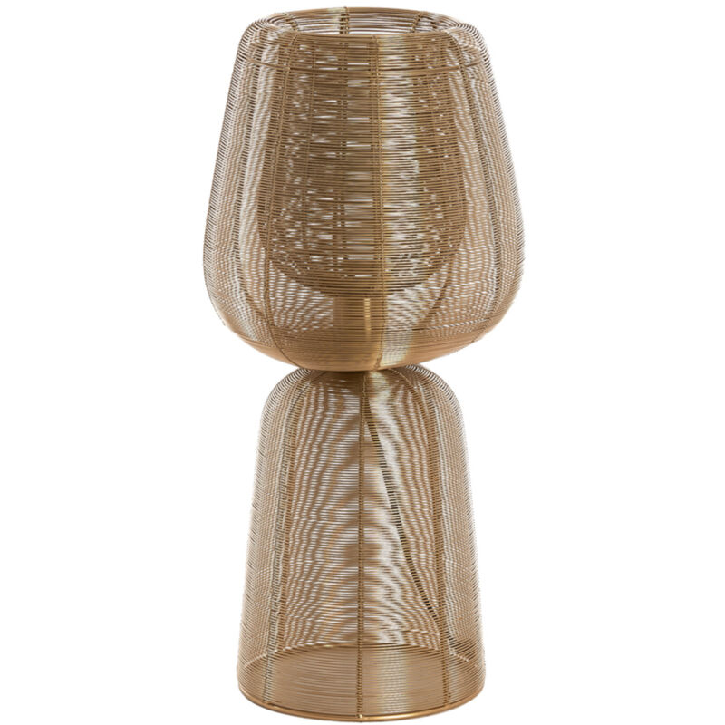 foto del prodotto lampada da tavolo aboso oro metallo e27 light living