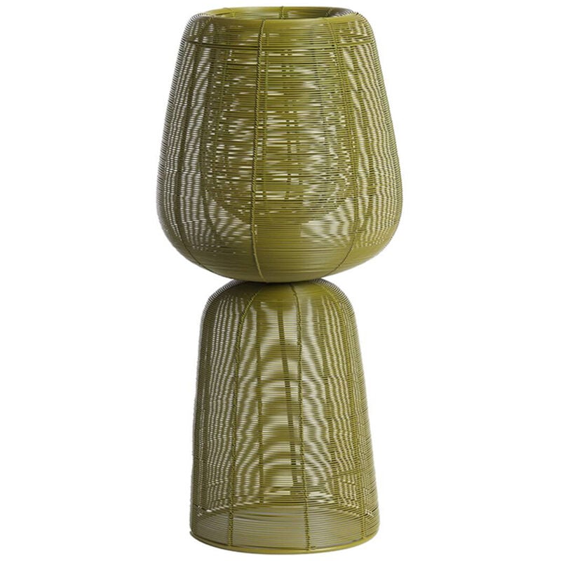 foto del prodotto lampada da tavolo aboso verde metallo light living