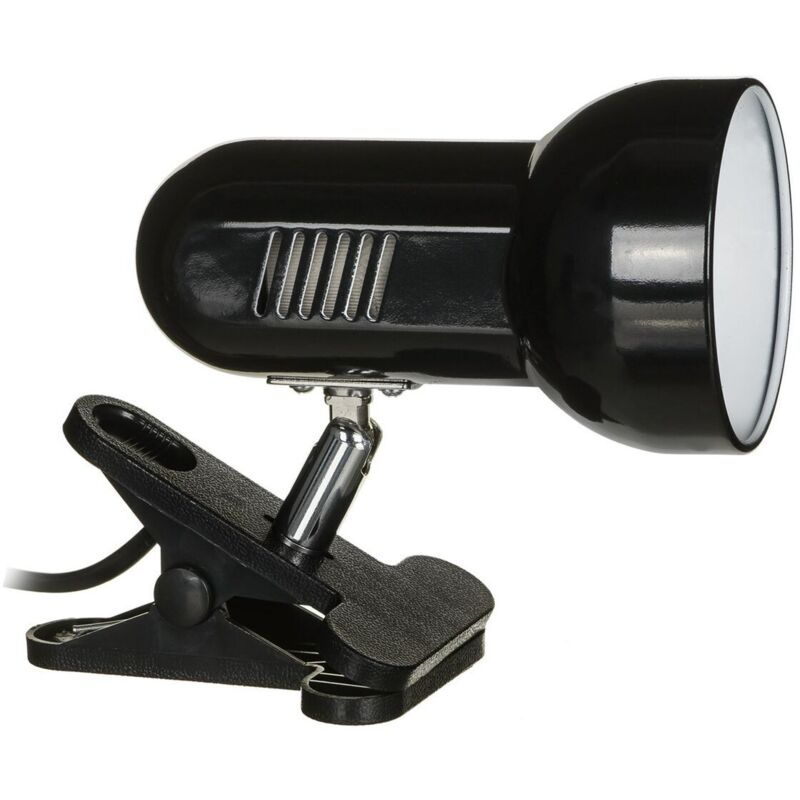 foto del prodotto lampada da tavolo activejet aje clip nero metallo plastica 60 w