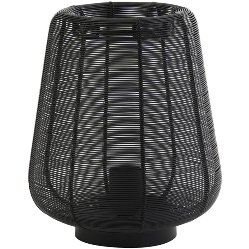foto del prodotto lampada da tavolo adeta nero metallo light living