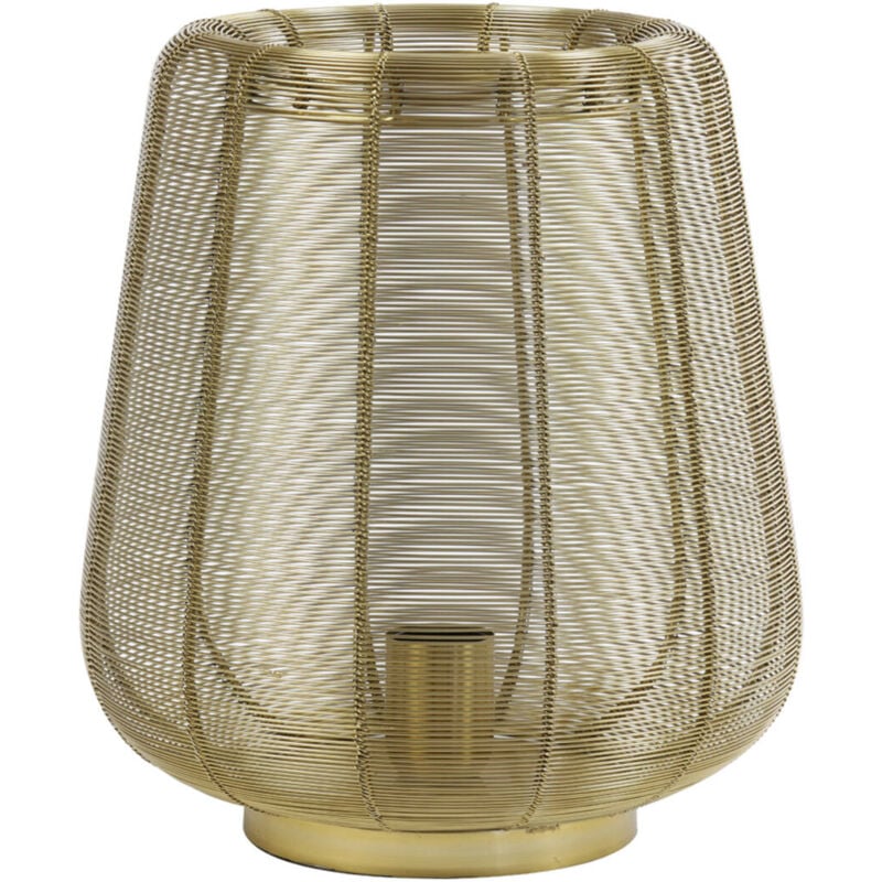 foto del prodotto lampada da tavolo adeta oro metallo light living