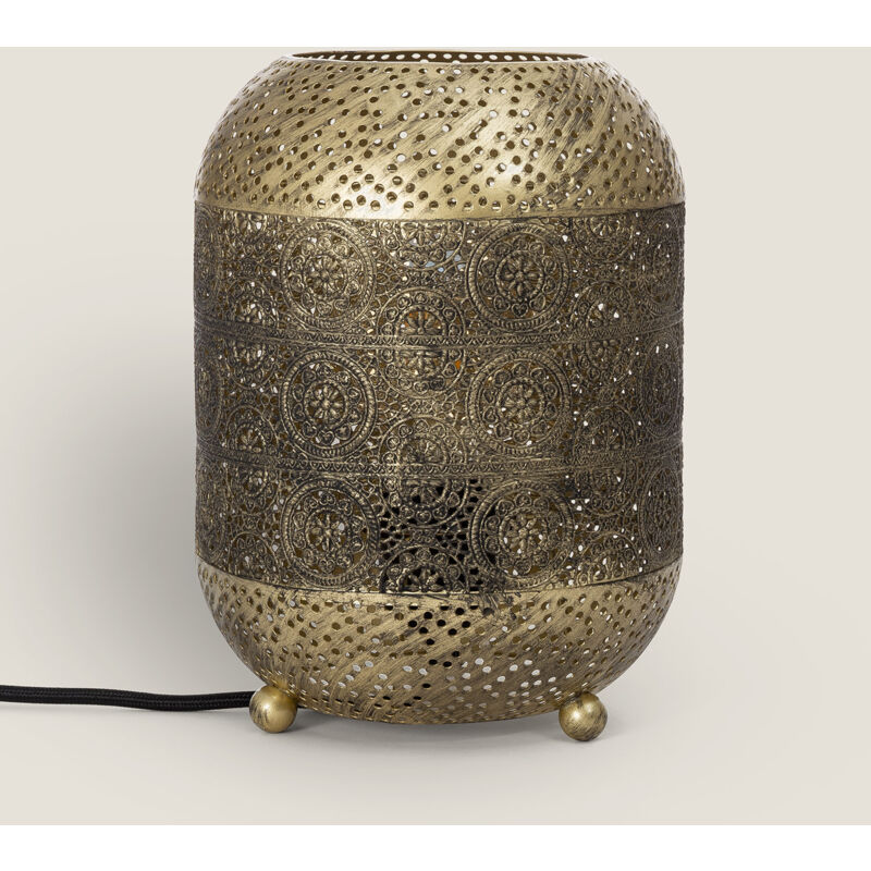 foto del prodotto lampada da tavolo aerba oro